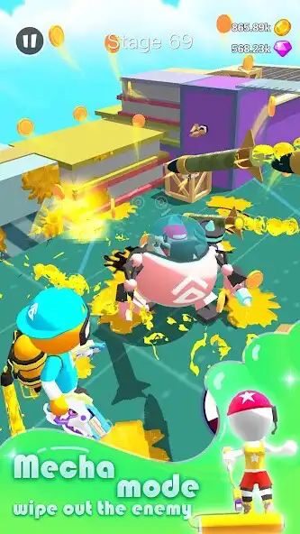 Play Paint Warrior as an online game Paint Warrior with UptoPlay