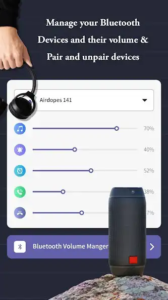 Play Pair: Bluetooth Volume Manager as an online game Pair: Bluetooth Volume Manager with UptoPlay