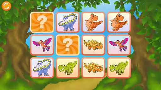 Play Pairs Game - Dinosaurs as an online game Pairs Game - Dinosaurs with UptoPlay