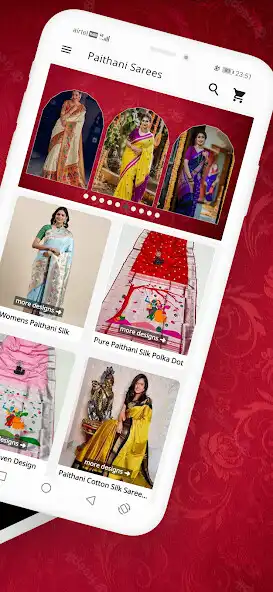 Play Paithani Sarees: Shopping App as an online game Paithani Sarees: Shopping App with UptoPlay
