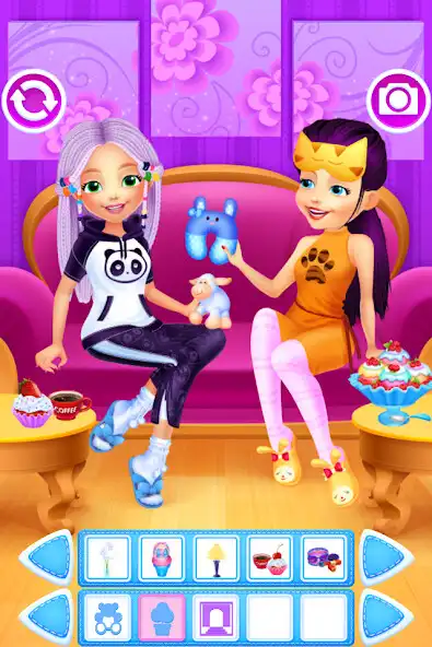 Play Pajama Party Dress Up as an online game Pajama Party Dress Up with UptoPlay