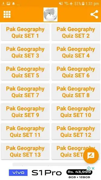 Play Pak Geography Quiz as an online game Pak Geography Quiz with UptoPlay