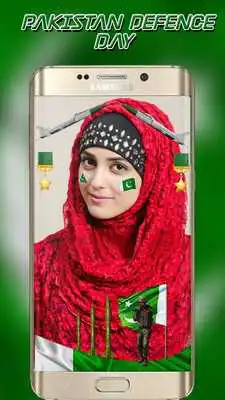 Play Pakistan Defence Day Photo Maker, Flags  Stickers