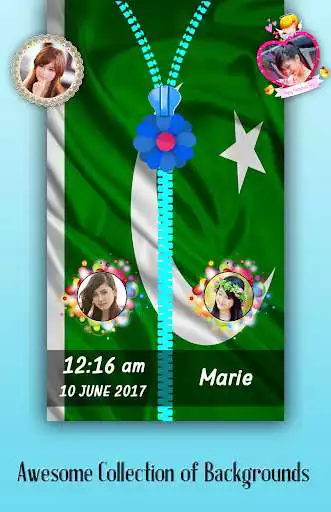 Play Pakistan Flag Zipper Lock Screen  and enjoy Pakistan Flag Zipper Lock Screen with UptoPlay