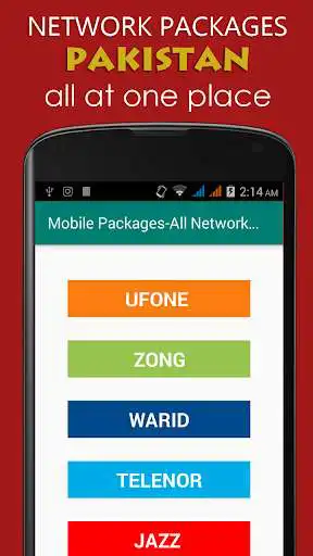 Play APK Pakistan Mobile Packages  and enjoy Pakistan Mobile Packages with UptoPlay com.bajwa.pakistanmobile