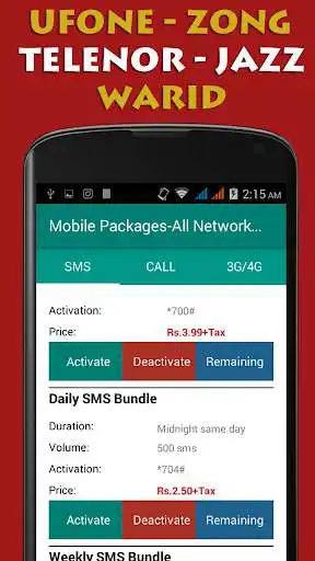 Play APK Pakistan Mobile Packages  and enjoy Pakistan Mobile Packages with UptoPlay com.bajwa.pakistanmobile