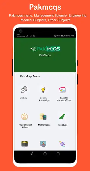 Play PakMcqs Quiz as an online game PakMcqs Quiz with UptoPlay