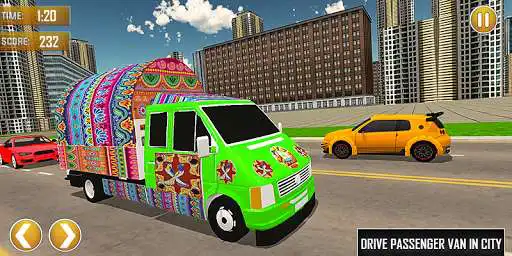 Play Pak Van Driver 2K20 as an online game Pak Van Driver 2K20 with UptoPlay