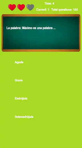 Play Palabras agudas graves y esdrujulas as an online game Palabras agudas graves y esdrujulas with UptoPlay
