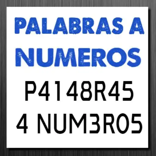 Play PALABRAS A NUMEROS convertidor APK