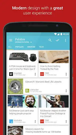 Play Palabre Feedly RSS Reader News  and enjoy Palabre Feedly RSS Reader News with UptoPlay