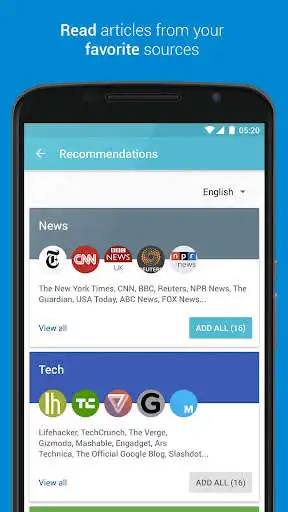 Play Palabre Feedly RSS Reader News as an online game Palabre Feedly RSS Reader News with UptoPlay