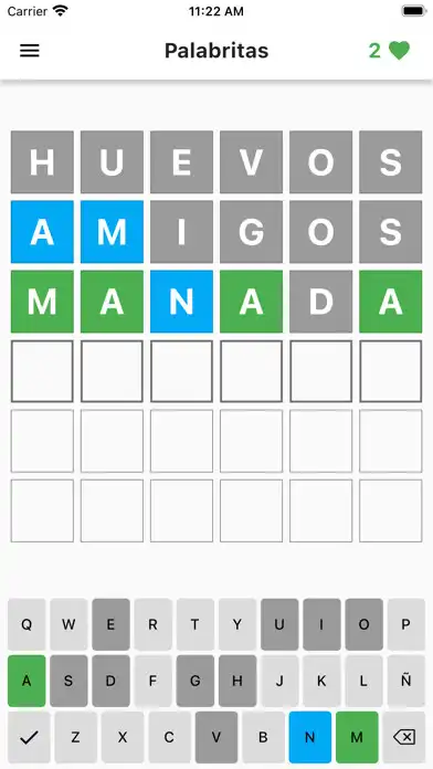 Play Palabritas as an online game Palabritas with UptoPlay