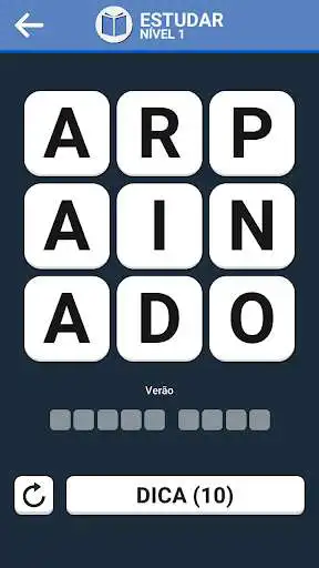 Play Palavra Puzzle as an online game Palavra Puzzle with UptoPlay