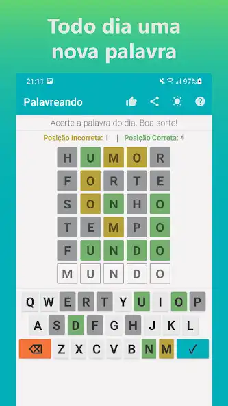 Play Palavreando: jogo da palavra as an online game online Palavreando: jogo da palavra with UptoPlay Play Palavreando: jogo da palavra as an online game Palavreando: jogo da palavra with UptoPlay
