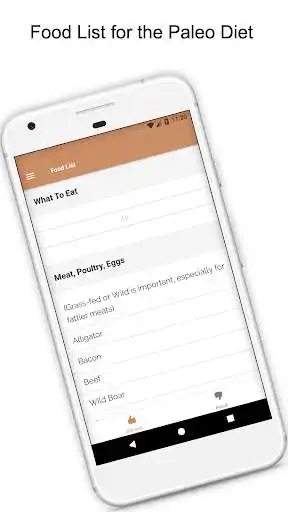 Play Paleo Diet Guide - Primal Eats as an online game Paleo Diet Guide - Primal Eats with UptoPlay