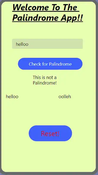 Play Palindrome by Eyad as an online game Palindrome by Eyad with UptoPlay