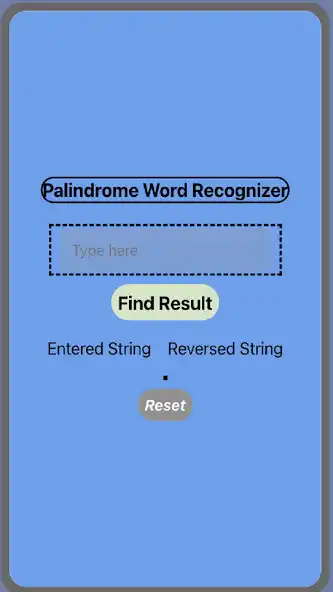 Play Palindrome Recognizer by Yahia  and enjoy Palindrome Recognizer by Yahia with UptoPlay