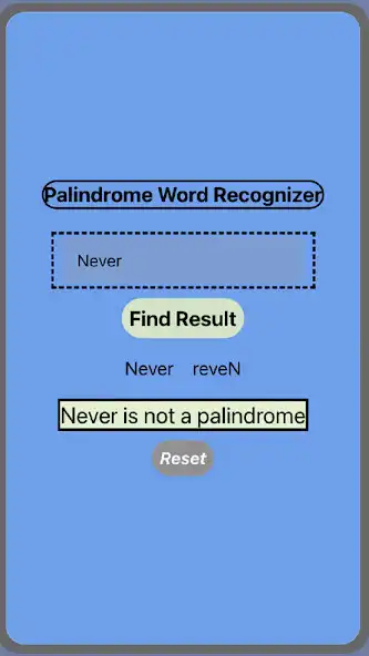 Play Palindrome Recognizer by Yahia as an online game Palindrome Recognizer by Yahia with UptoPlay