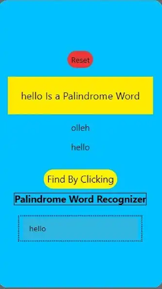 Play Palindrome Word RecognizerSyed as an online game Palindrome Word RecognizerSyed with UptoPlay