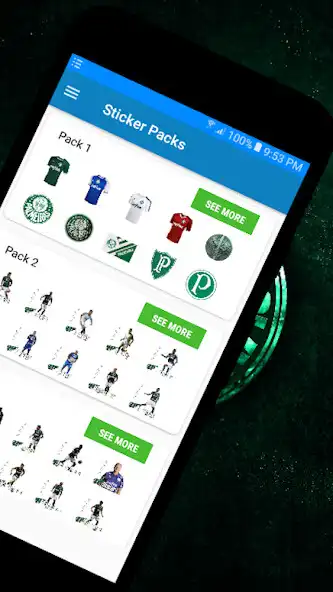 Play Palmeiras Stickers as an online game Palmeiras Stickers with UptoPlay