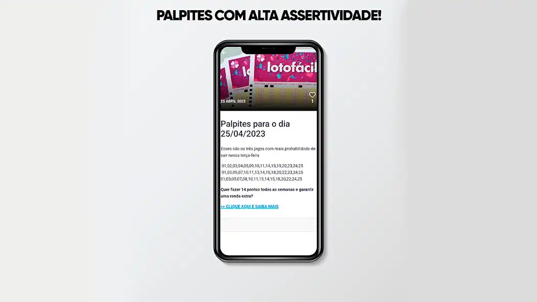Play Palpites para Lotofácil  and enjoy Palpites para Lotofácil with UptoPlay