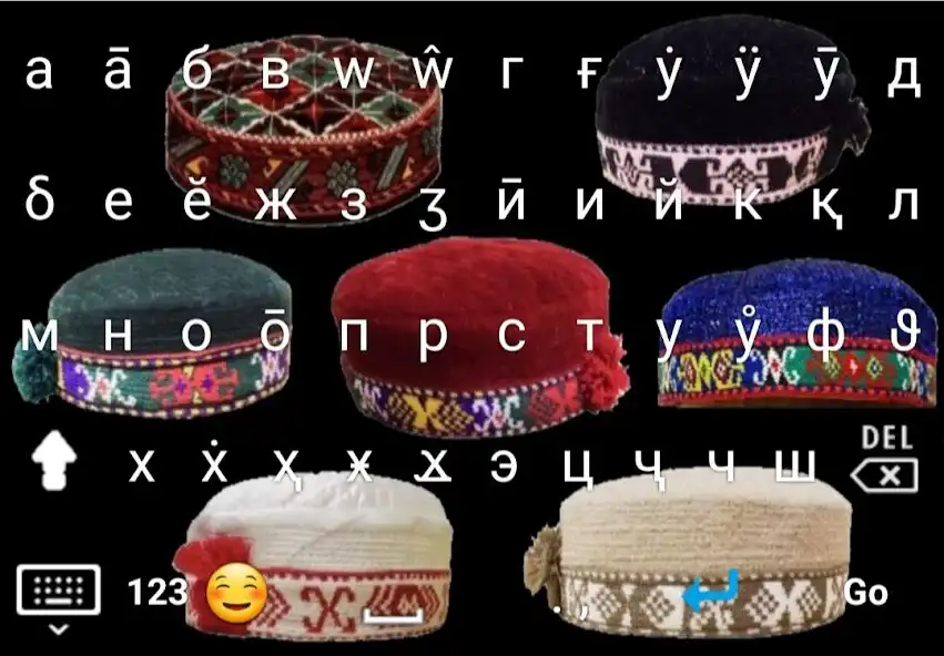 Play Pamirian Keyboard (Cyrillic) as an online game Pamirian Keyboard (Cyrillic) with UptoPlay