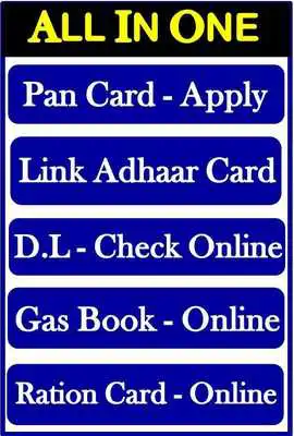 Play Pan Adhaar DL Gas Sim Link All In One