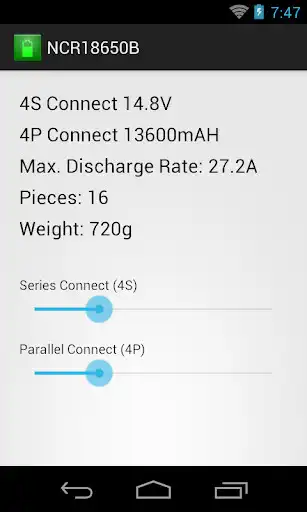 Play Panasonic NCR18650B Calculator as an online game Panasonic NCR18650B Calculator with UptoPlay