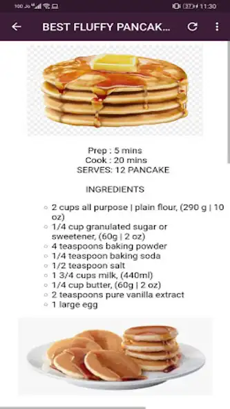 Play Pancake Recipe as an online game Pancake Recipe with UptoPlay
