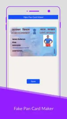 Play Pan Card Maker Prank