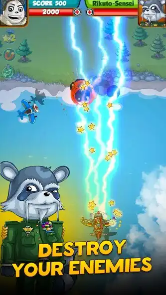 Play Panda Airstrike: 1945 Airforce as an online game Panda Airstrike: 1945 Airforce with UptoPlay