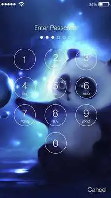 Play Panda Art Lock Screen