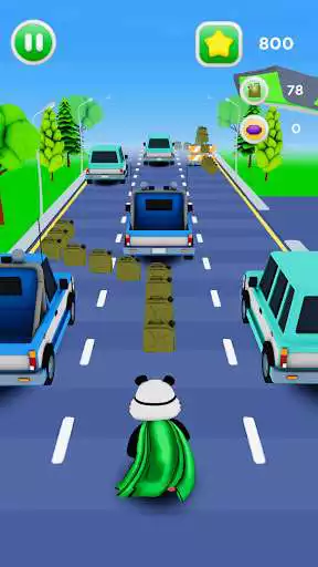 Play Panda A-Runner as an online game Panda A-Runner with UptoPlay