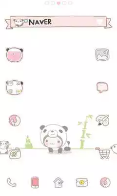 Play Panda Bebe Dodollauncher theme