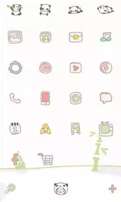 Play Panda Bebe Dodollauncher theme