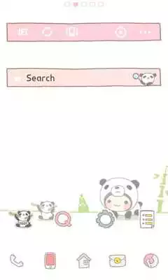 Play Panda Bebe Dodollauncher theme