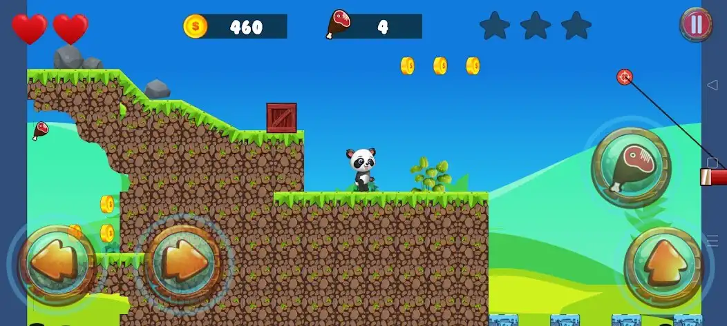 Play Panda bobs  runner as an online game Panda bobs  runner with UptoPlay