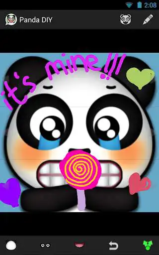 Play Panda DIY for Chat as an online game Panda DIY for Chat with UptoPlay