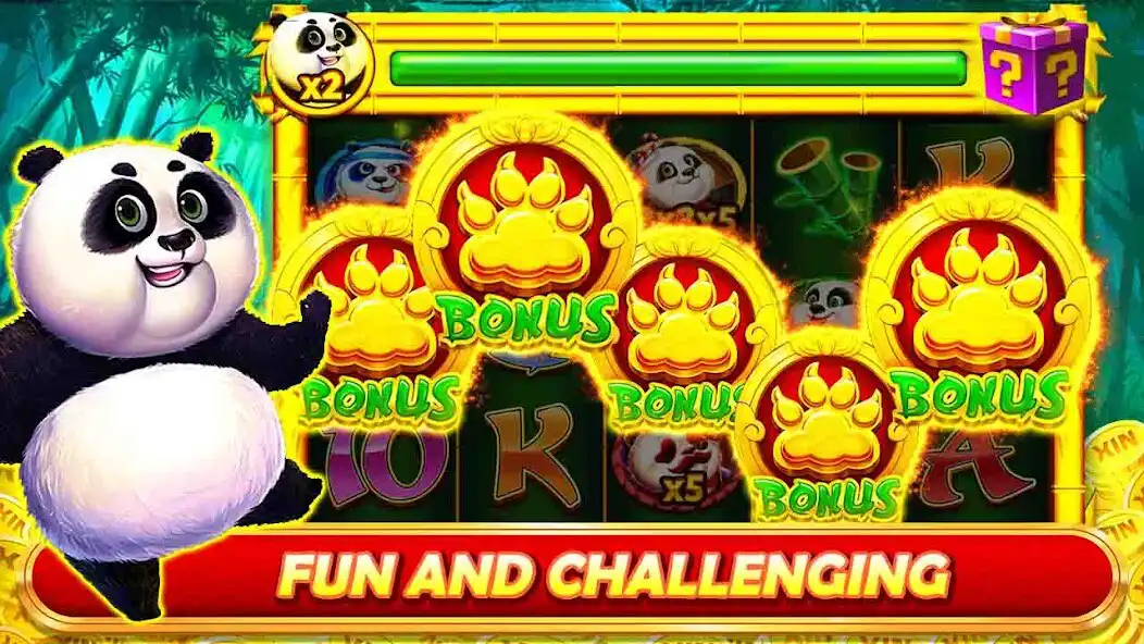 Play Panda Fortune: Lucky Slots as an online game Panda Fortune: Lucky Slots with UptoPlay