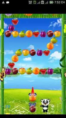 Play Panda Fruits Bubble