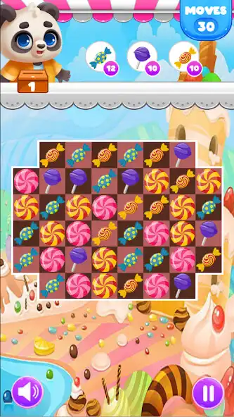 Play Panda Jelly Crush as an online game Panda Jelly Crush with UptoPlay