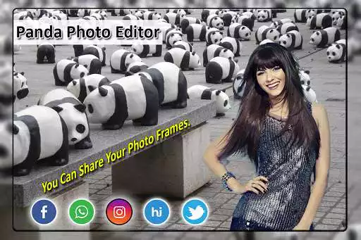 Play Panda Photo Frame as an online game Panda Photo Frame with UptoPlay