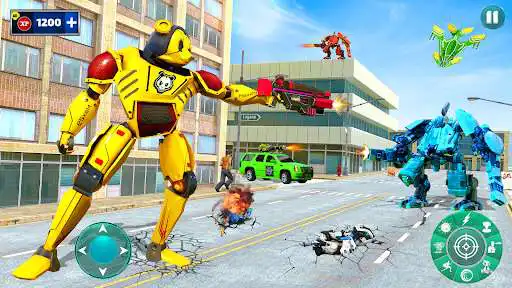 Play Panda Robot SUV Car Game as an online game Panda Robot SUV Car Game with UptoPlay