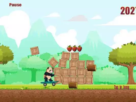 Play Panda Skateboard- Jumpy Panda