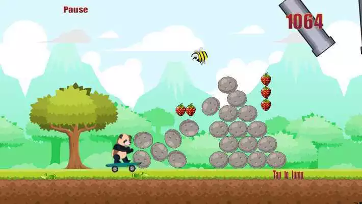 Play Panda Skateboard- Jumpy Panda