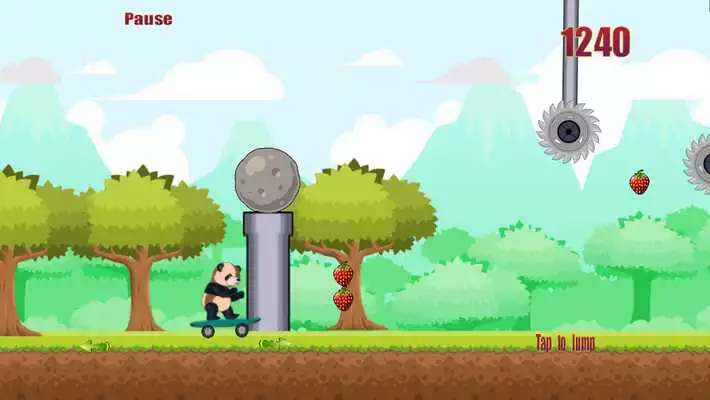 Play Panda Skateboard- Jumpy Panda
