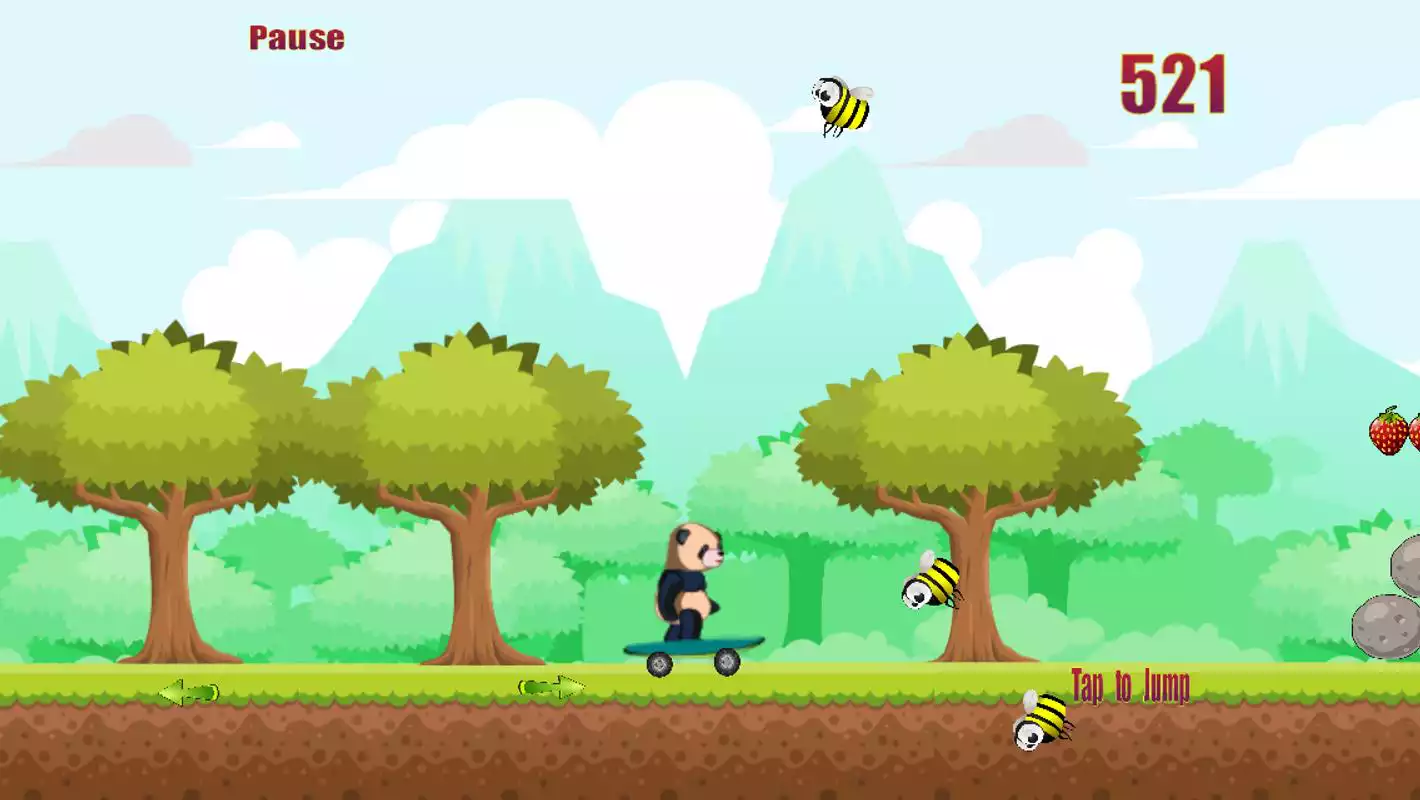 Play Panda Skateboard- Jumpy Panda
