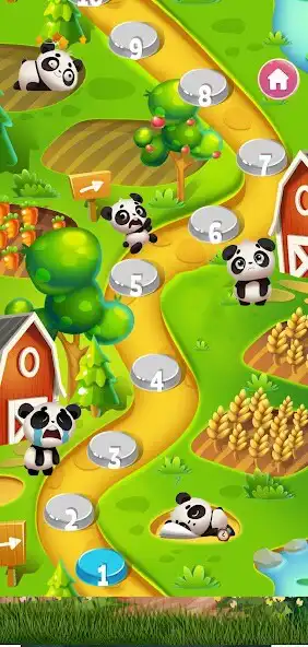 Play Panda Trek - Match 3! as an online game Panda Trek - Match 3! with UptoPlay