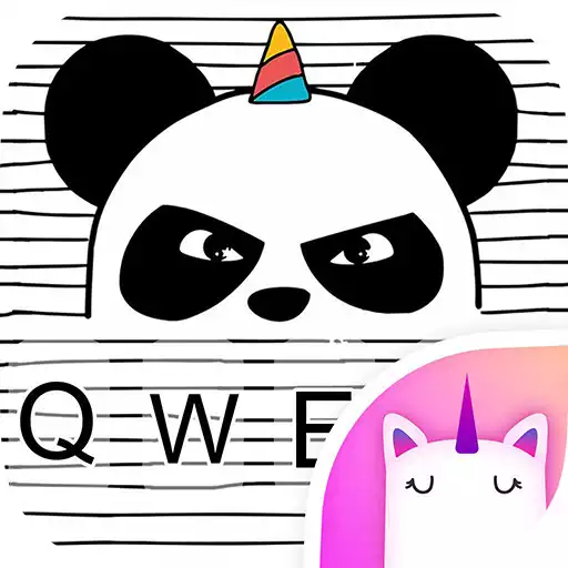 Play Panda Unicorn Keyboard Theme for Girls APK